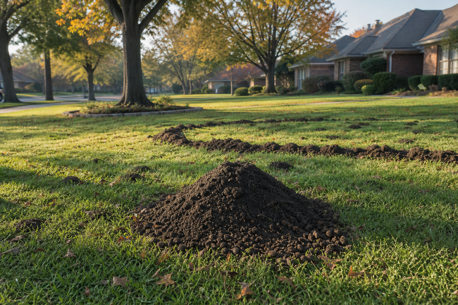 Moles in North Texas Yards: Fall Activity Guide